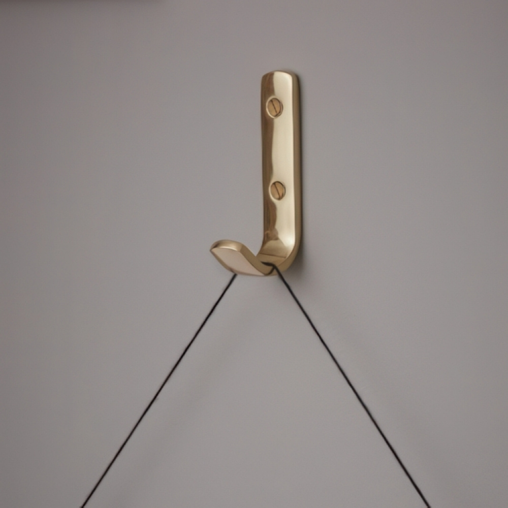 Enkel skolkrog i messing, 8 cm i gruppen Opbevaring hos SmartaSaker.se (41539)