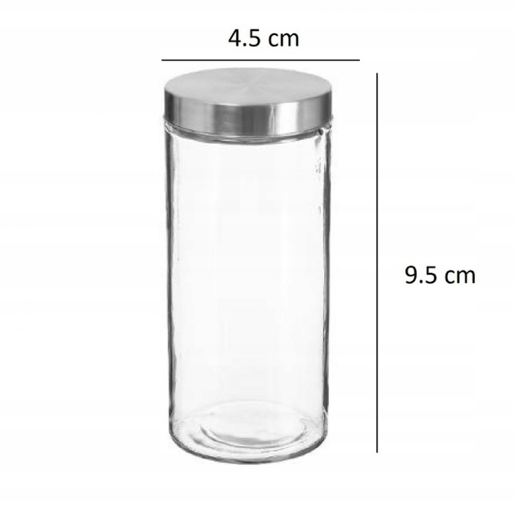 Krydderglas i glas 6-pak, 5five i gruppen Opbevaring / Køkkenopbevaring / Organiser køkkenskabe / Krydderihylder hos SmartaSaker.se (41591)