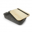 Laptopbakke med opbevaring, 36x24,5x8 cm