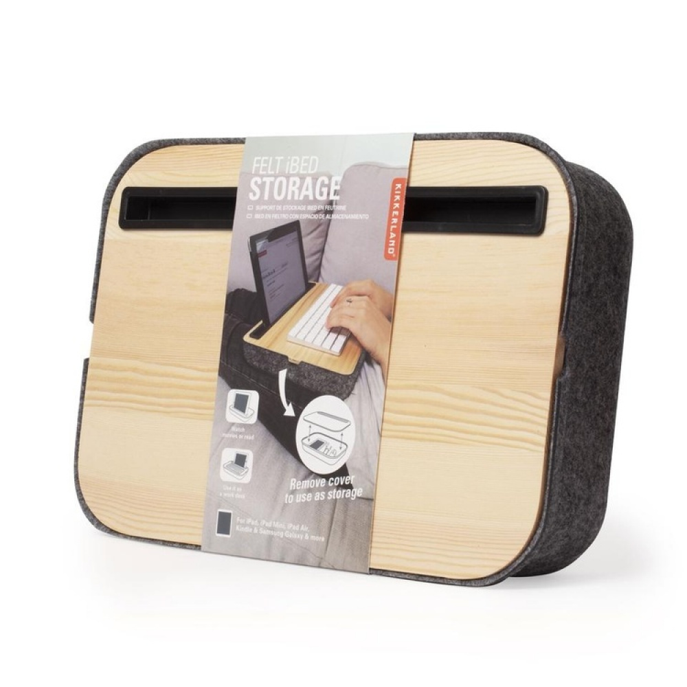 Laptopbakke med opbevaring, 36x24,5x8 cm i gruppen Opbevaring / Kontorartikler hos SmartaSaker.se (41638)