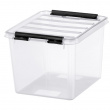 Opbevaringsboks 3 l, SmartStore, klar/sort