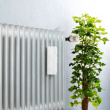 Luftfugter til radiator i keramik, Blomster