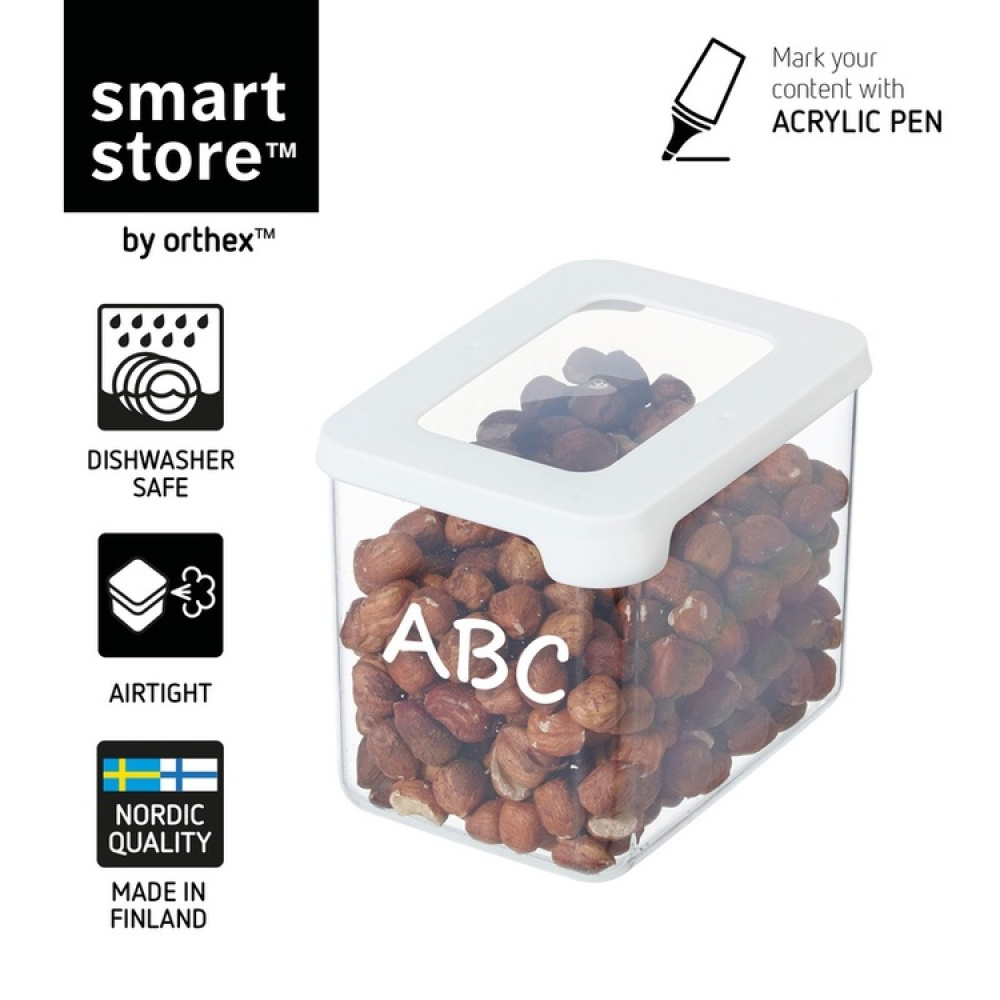 Lufttæt beholder 0,8L, SmartStore Vision i gruppen Opbevaring / Køkkenopbevaring / Opbevaringsbeholdere / SmartStore opbevaringsbokse hos SmartaSaker.se (41672)