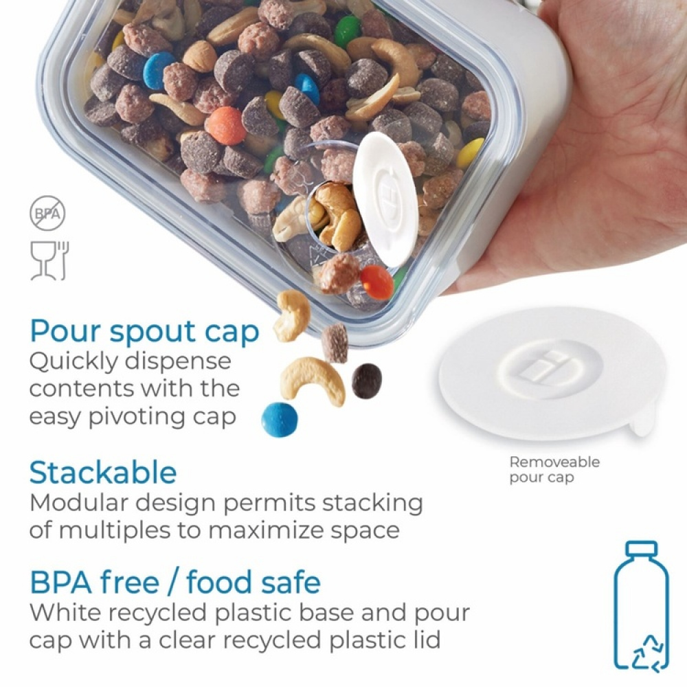 Opbevaringsboks med flip-låg 1,5L, iDesign i gruppen Opbevaring / Køkkenopbevaring / Opbevaringsbeholdere hos SmartaSaker.se (41707)