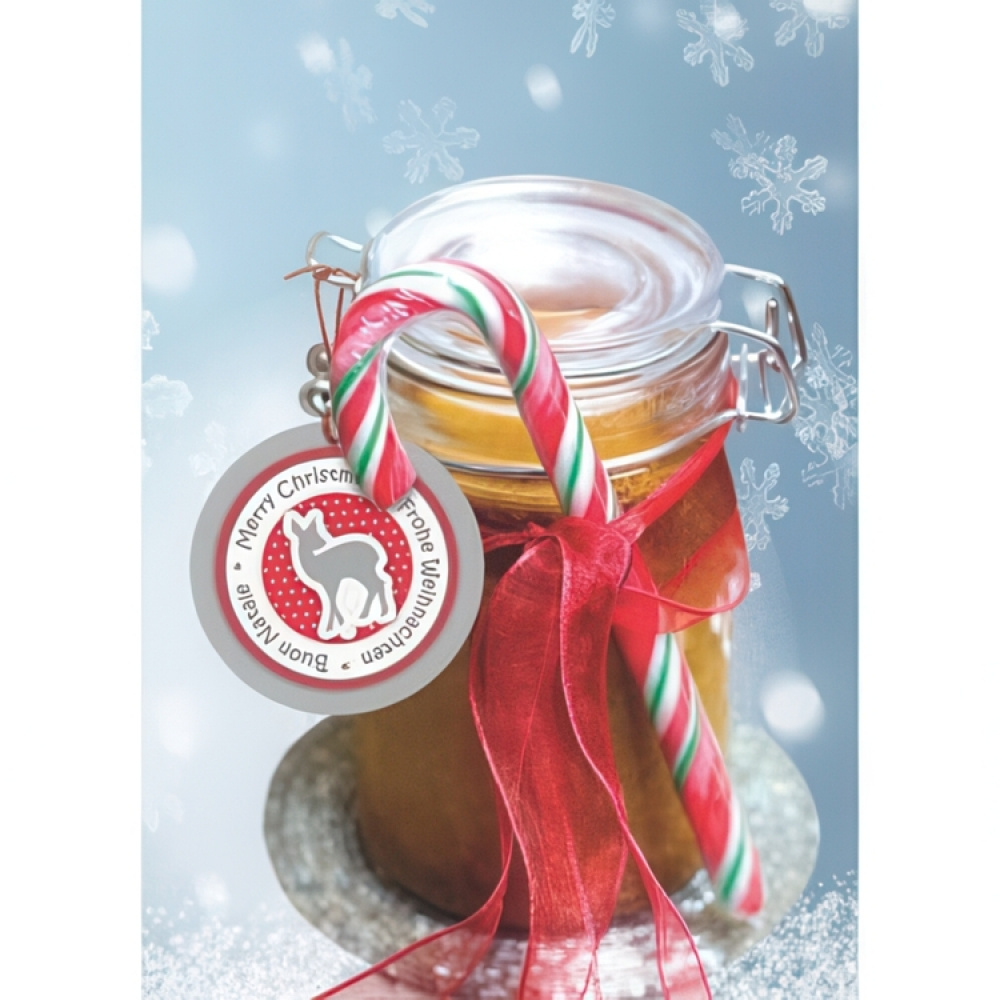 Luksuriøse gavemærker med julemotiv, 4 stk., 3D CHRISTMAS GIFT TAGS, Ø 5 cm i gruppen Opbevaring / Magneter og selvklæbende / Skilt og etiketter hos SmartaSaker.se (41714)