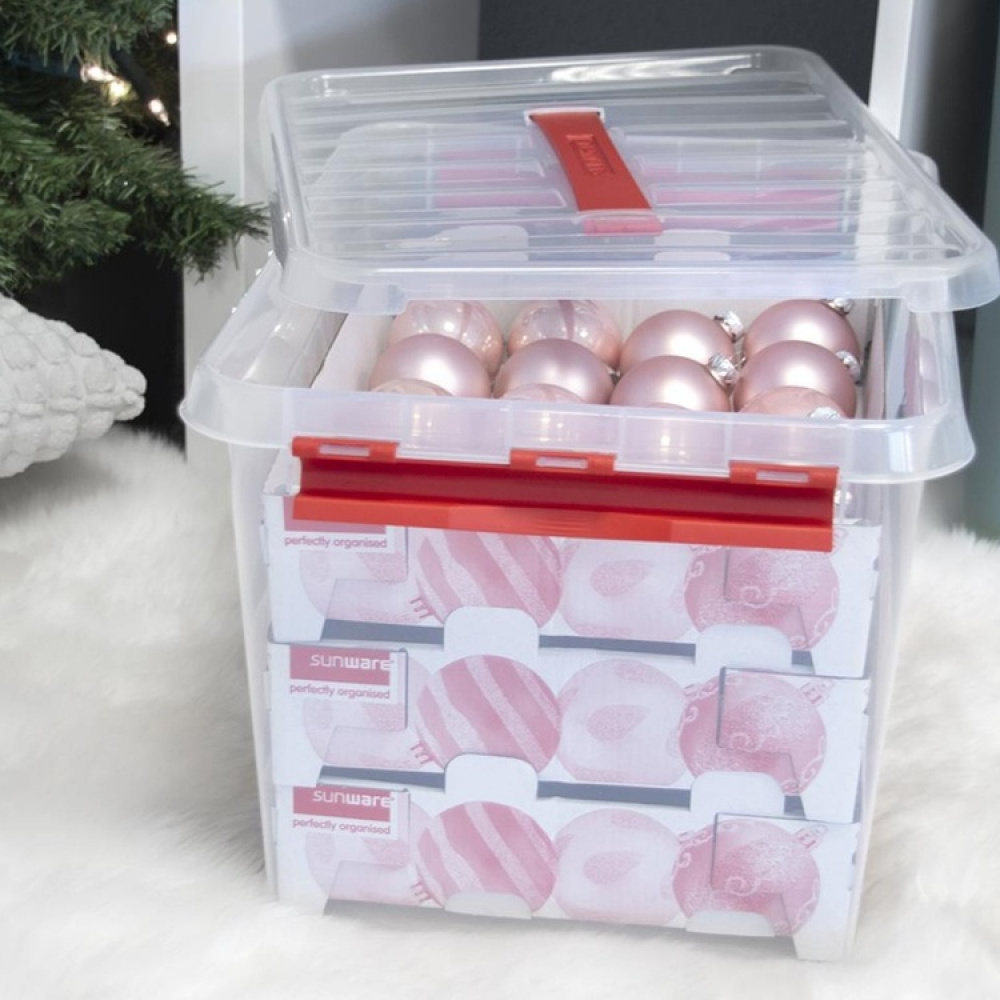 Opbevaringskasse til julepynt 22 L, X-Mas i gruppen Opbevaring / Lager- og garageopbevaring hos SmartaSaker.se (41725)