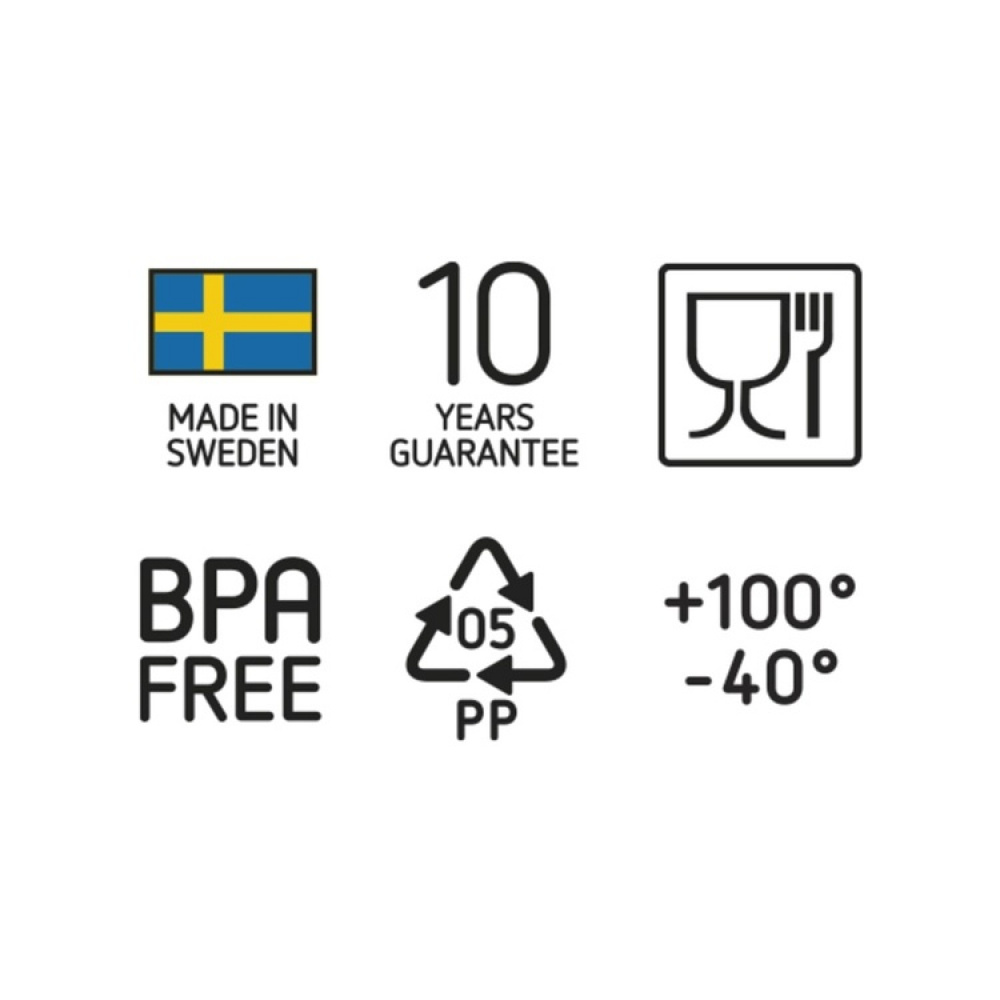 Stor opbevaringskasse med låg og hjul 70L, SmartStore, Klar/sort i gruppen Opbevaring / Opbevaringskasser hos SmartaSaker.se (41797)