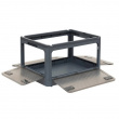 Kasse med hjul, stabelbar, MOBILE FOLDING BOX, 51,5 x 36 x H 30 cm, mørkegrå