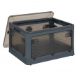 Kasse med hjul, stabelbar, MOBILE FOLDING BOX, 51,5 x 36 x H 30 cm, mørkegrå