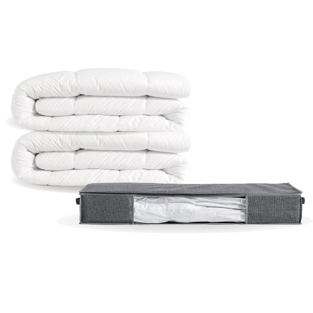 Opbevaringskasse med vakuumpose, 100x45x15 cm, Mørkegrå i gruppen Opbevaring / Soveværelsesopbevaring / Under sengen-opbevaring hos SmartaSaker.se (41827)