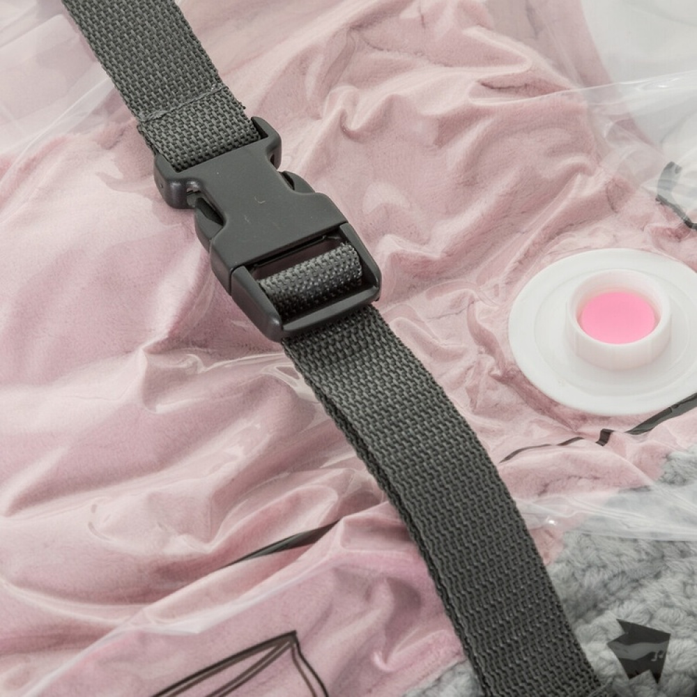 Opbevaringskasse med vakuumpose, 100x45x15 cm, Mørkegrå i gruppen Opbevaring / Soveværelsesopbevaring / Under sengen-opbevaring hos SmartaSaker.se (41827)