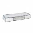 Opbevaringskasse med vakuumpose, 105x45x15 cm, hvid