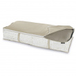 Blød opbevaringskasse 77L, Beige