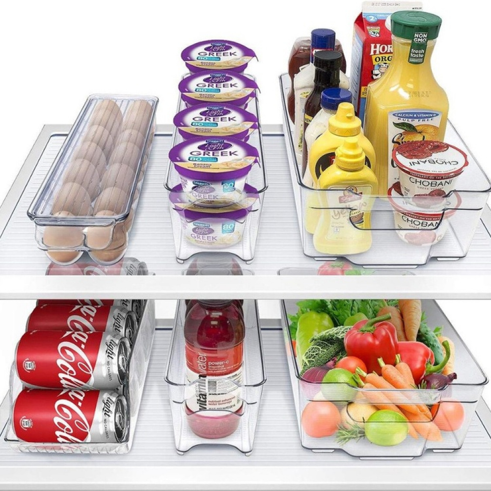 Åben opbevaringskasse til køleskab, 31,5x15,5 cm i gruppen Opbevaring / Køkkenopbevaring / Køleskabsopbevaring hos SmartaSaker.se (41867)