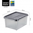 Vandtæt opbevaringskasse med låg 34L, SmartStore Dry