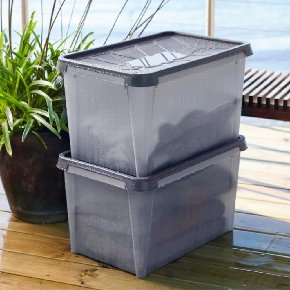 Vandtæt opbevaringskasse med låg 55L, SmartStore Dry i gruppen Opbevaring / Opbevaringskasser hos SmartaSaker.se (41884)