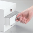 Minikommode med 3 skuffer, iDesign, Hvid