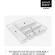 Langsmal skuffeindretning til småopbevaring, 30x10x6 cm, SmartStore