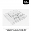 Langsmal skuffeindretning til småopbevaring, 20x10x6 cm, SmartStore