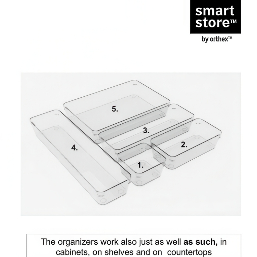Skuffeindsats til småopbevaring, 30x120x6 cm, SmartStore i gruppen Opbevaring / Opbevaringskasser / Småopbevaring hos SmartaSaker.se (41914)