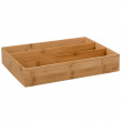 Skuffeindsats i bambus 3 rum, 38x28 cm, 5five