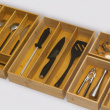 Skuffeindsats i bambus 3 rum, 38x28 cm, 5five