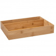 Skuffeindsats i bambus 3 rum, 38x28 cm, 5five