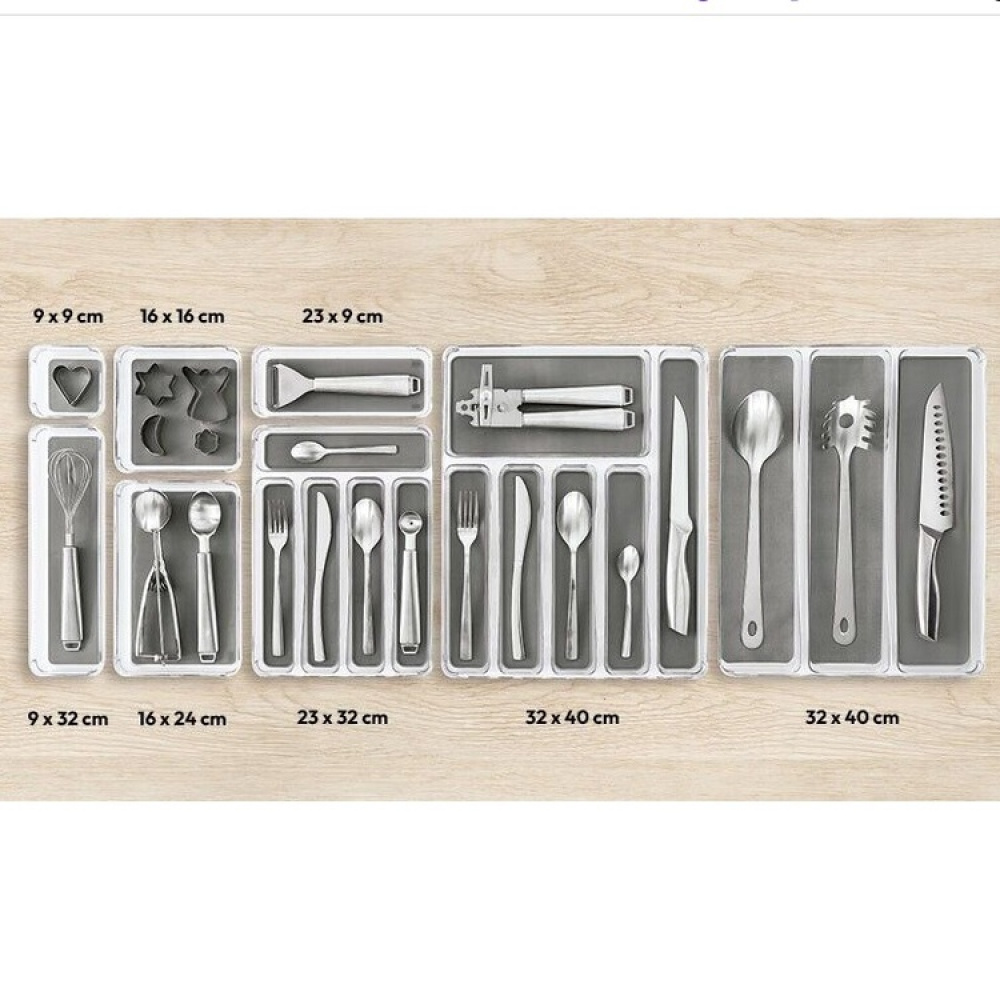 Skuffeindsats, 32,5x9 cm, 5five i gruppen Opbevaring / Køkkenopbevaring / Organiser køkkenskabe / Bestikskuffer hos SmartaSaker.se (41933)