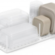 Udtrækkelig skuffeorganizer til køkkenskab 2-pak, Umbra, Hvid