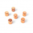 Minimagnet cylinder 6-pak, Kobber