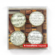 Glasmagneter 4-pak, Litteratur og musik