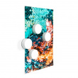 Rund magnet 4-pak, Hvid