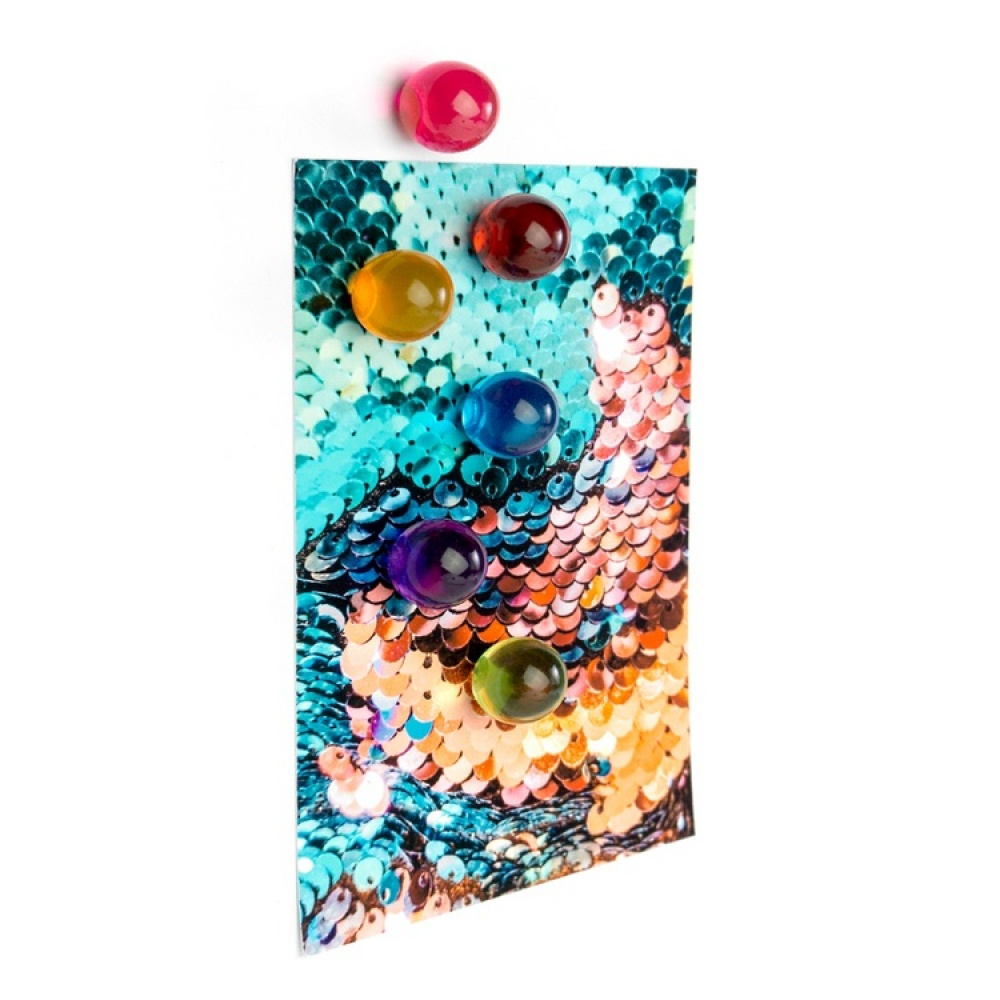 Magnetkugler 6-pak, Farverige i gruppen Opbevaring / Magneter og selvklæbende hos SmartaSaker.se (42020)