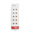 Rund minimagnet 10-pak, Kobber