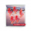 Magnetfigur 5-pak, Flamingo