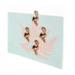 Magneter, 4 stk., FLAMINGO, rosaguld