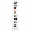 Magnetisk fotoophæng med vægt og 8 magneter 150 cm, sølv
