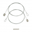 Magnetisk fotoophæng med vægt og 8 magneter 150 cm, sølv