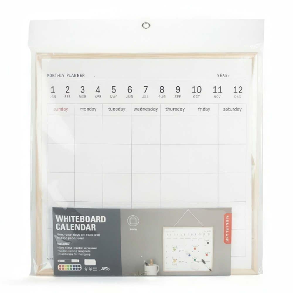 Magnetisk whiteboardtavle med månedsplanlægning, 34x34 cm i gruppen Opbevaring / Kontorartikler hos SmartaSaker.se (42067)