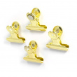 Magnetklemmer, 4 stk., GRAFFA CLIPS, 3 x 3 x H 2 cm, Guld