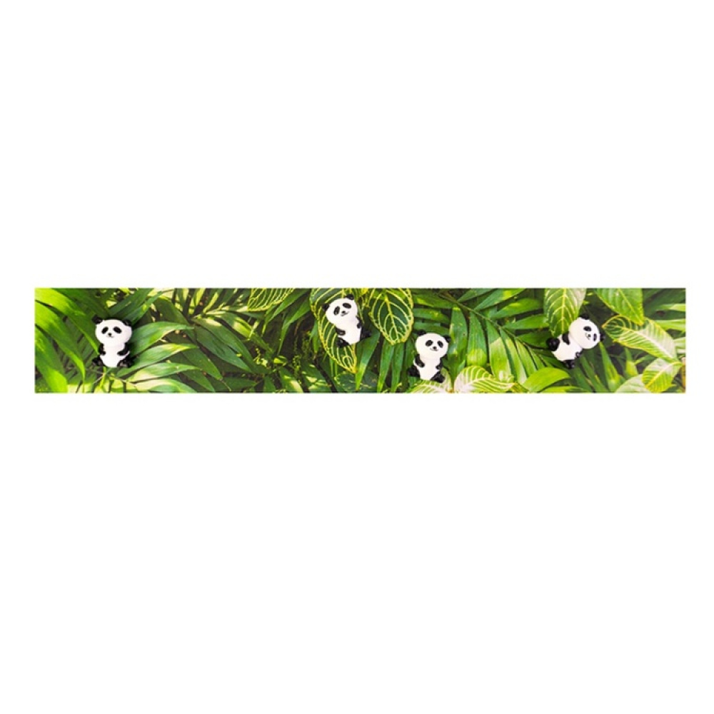 Magnetliste med 6 figurmagneter, 30 cm, Panda i gruppen Opbevaring / Magneter og selvklæbende / Magnetopbevaring hos SmartaSaker.se (42092)