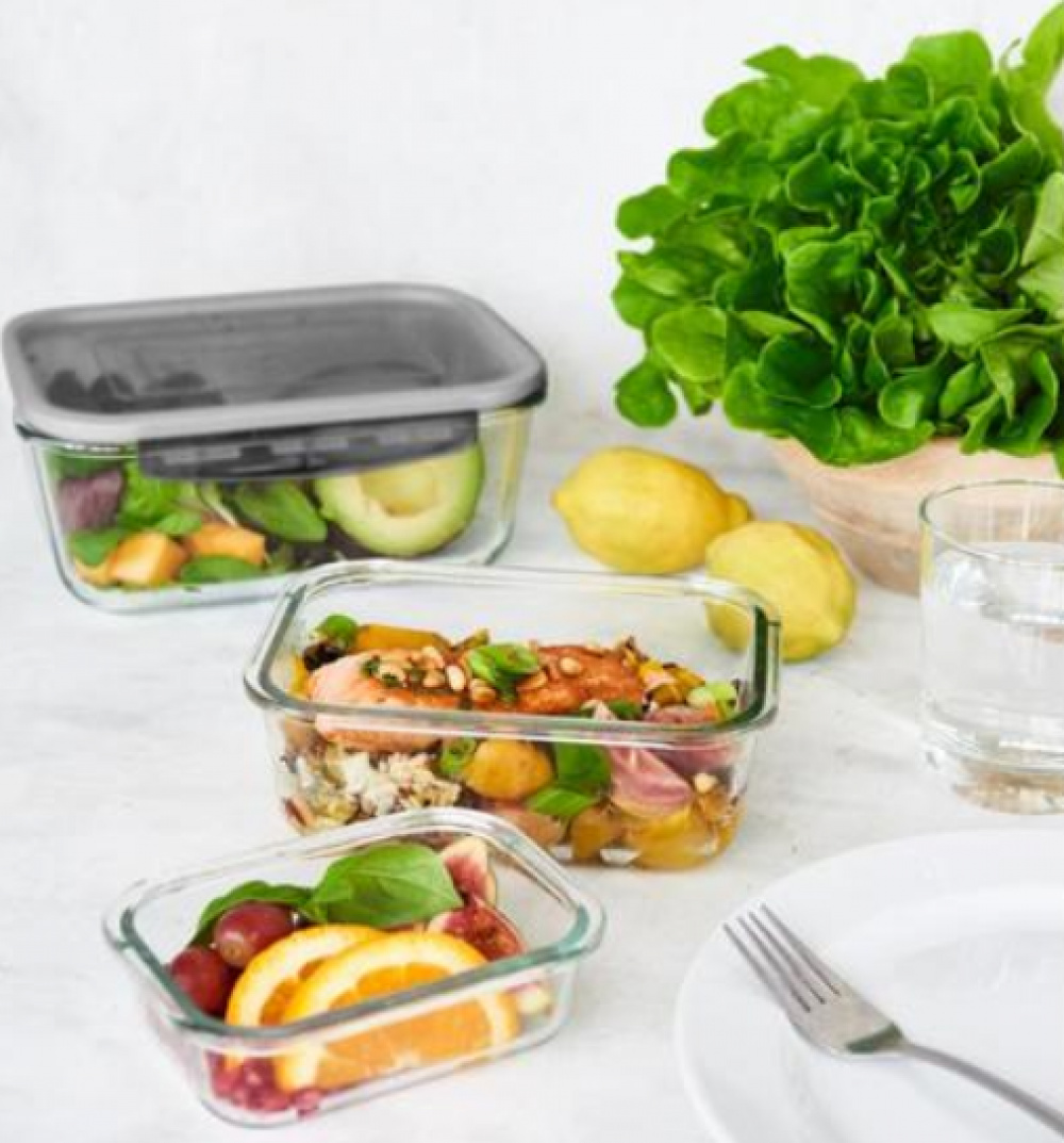 Madkasse i glas 1,6L, SmartStore i gruppen Opbevaring / Køkkenopbevaring / Madkasser / Madkasser i glas hos SmartaSaker.se (42107)