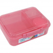 Bentoboks med 5 rum og beholder 1,65L, Sistema