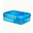 Bentoboks med 5 rum og beholder 1,65L, Sistema