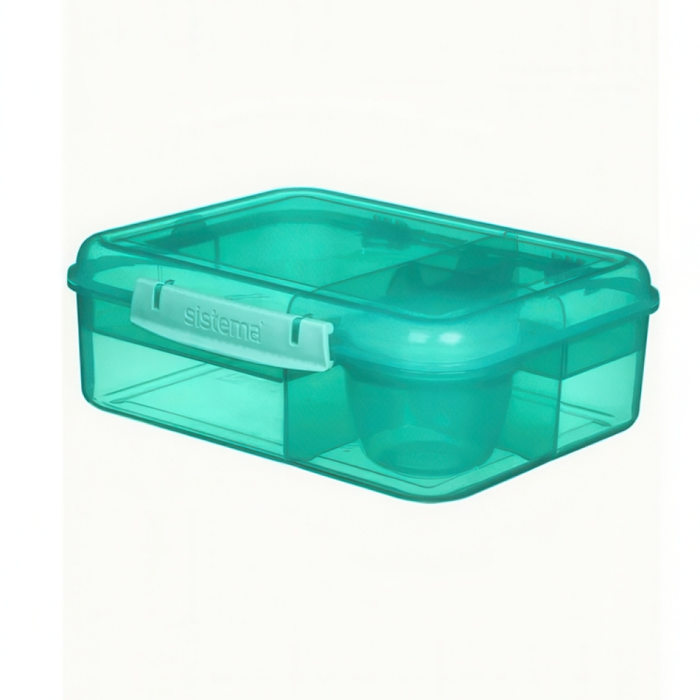 Bentoboks med 5 rum og beholder 1,65L, Sistema i gruppen Opbevaring / Køkkenopbevaring / Madkasser / Frokostbokse og Bento hos SmartaSaker.se (42123)