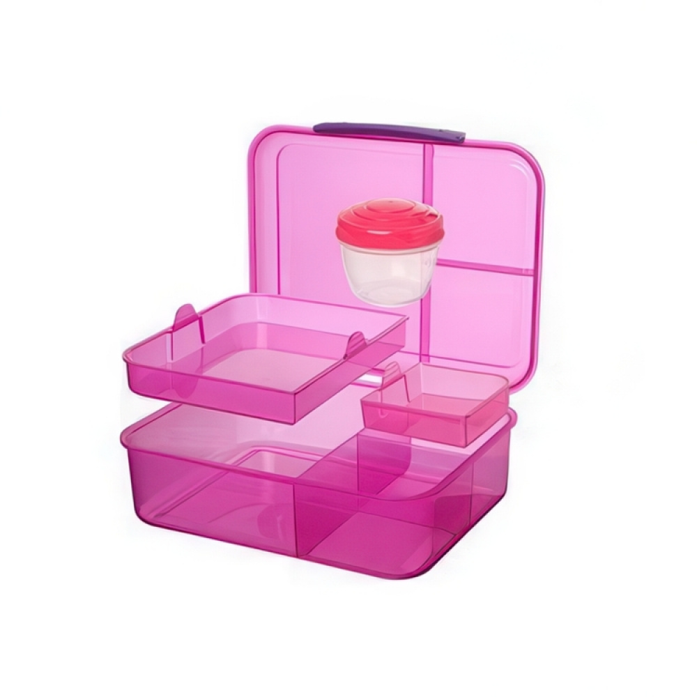 Bentoboks med 5 rum og beholder 1,65L, Sistema i gruppen Opbevaring / Køkkenopbevaring / Madkasser / Frokostbokse og Bento hos SmartaSaker.se (42123)