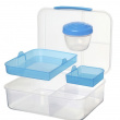Bentokasse med 5 rum og beholder 1,65L, Sistema