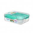 Bentokasse med 5 rum og beholder 1,65L, Sistema