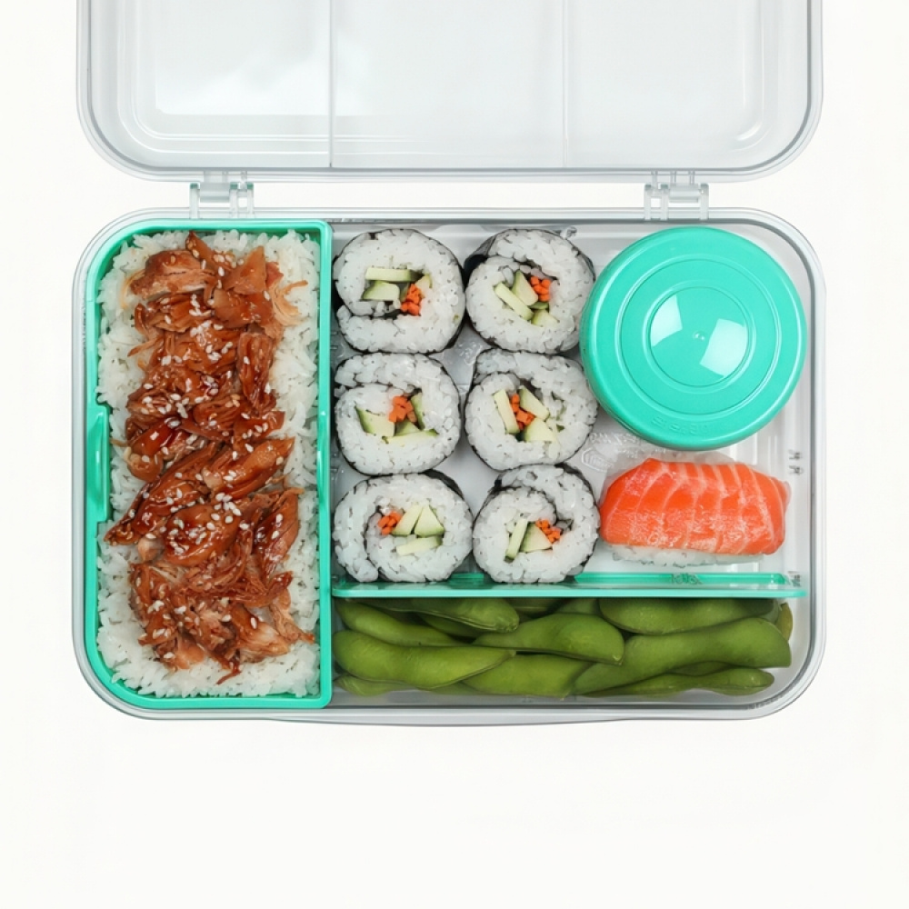 Bentoboks med rum og bæger 1,48L, Sistema i gruppen Opbevaring / Køkkenopbevaring / Madkasser / Frokostbokse og Bento hos SmartaSaker.se (42129)