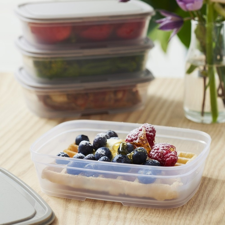 Lille madkasse 0,5 L, SmartStore, Grå i gruppen Opbevaring / Køkkenopbevaring / Madkasser / Madkasser i plast hos SmartaSaker.se (42140)